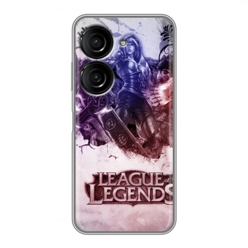 Дизайнерский силиконовый чехол для ASUS ZenFone 9 League of Legends