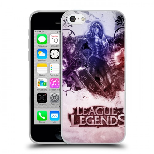 Дизайнерский пластиковый чехол для Iphone 5c League of Legends