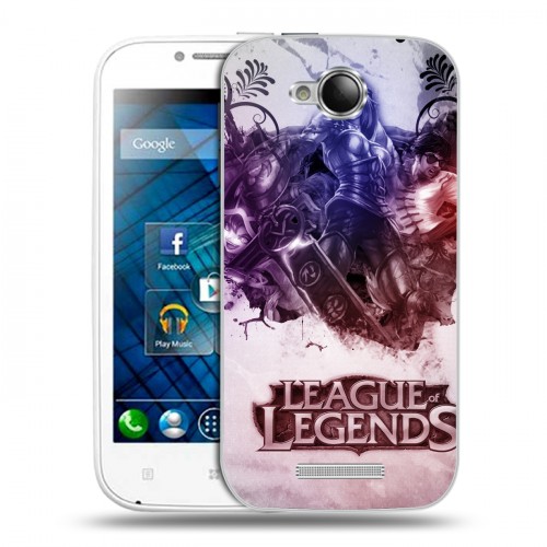 Дизайнерский пластиковый чехол для Lenovo A706 League of Legends