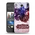 Дизайнерский пластиковый чехол для HTC Desire 300 League of Legends