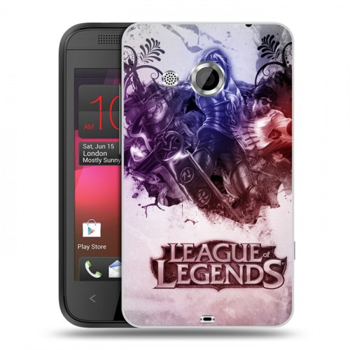 Дизайнерский пластиковый чехол для HTC Desire 200 League of Legends