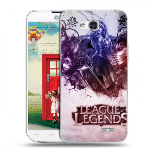 Дизайнерский пластиковый чехол для LG L80 League of Legends
