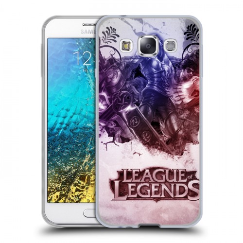 Дизайнерский пластиковый чехол для Samsung Galaxy E5 League of Legends