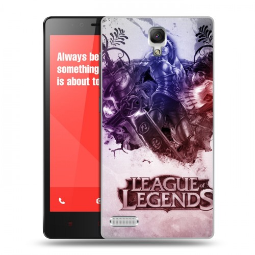 Дизайнерский пластиковый чехол для Xiaomi RedMi Note League of Legends