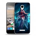 Дизайнерский силиконовый чехол для Micromax Canvas Spark League of Legends