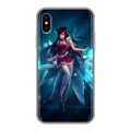 Дизайнерский силиконовый чехол для Iphone x10 League of Legends