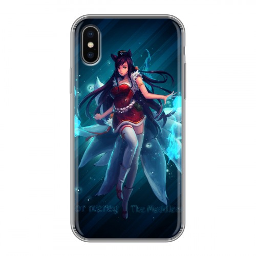 Дизайнерский силиконовый чехол для Iphone x10 League of Legends