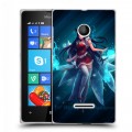 Дизайнерский пластиковый чехол для Microsoft Lumia 435 League of Legends