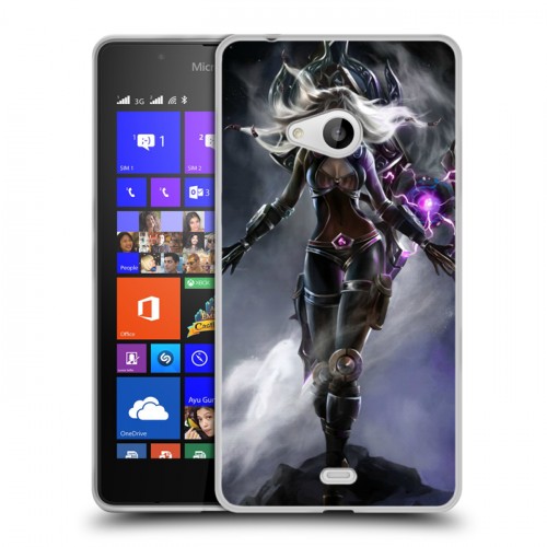 Дизайнерский пластиковый чехол для Microsoft Lumia 540 League of Legends