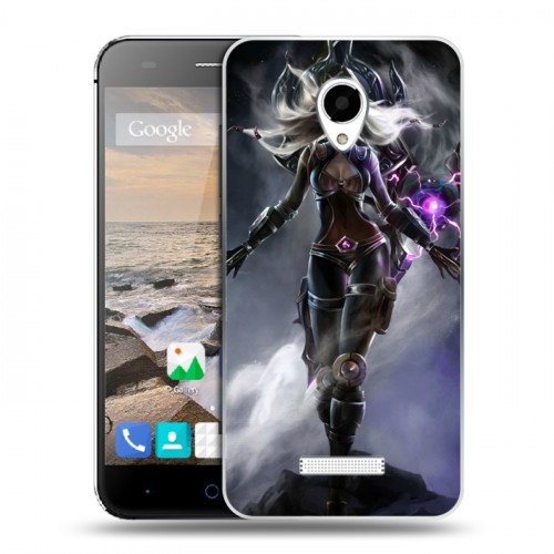 Дизайнерский силиконовый чехол для Micromax Canvas Spark League of Legends