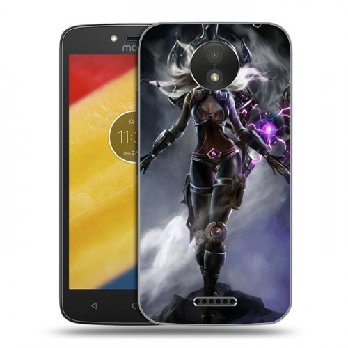 Дизайнерский пластиковый чехол для Motorola Moto C Plus League of Legends