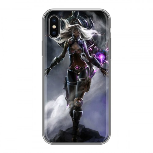 Дизайнерский силиконовый чехол для Iphone x10 League of Legends