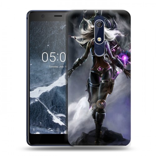 Дизайнерский пластиковый чехол для Nokia 5.1 League of Legends