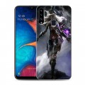 Дизайнерский пластиковый чехол для Samsung Galaxy A20s League of Legends