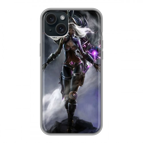 Дизайнерский силиконовый чехол для Iphone 15 Plus League of Legends