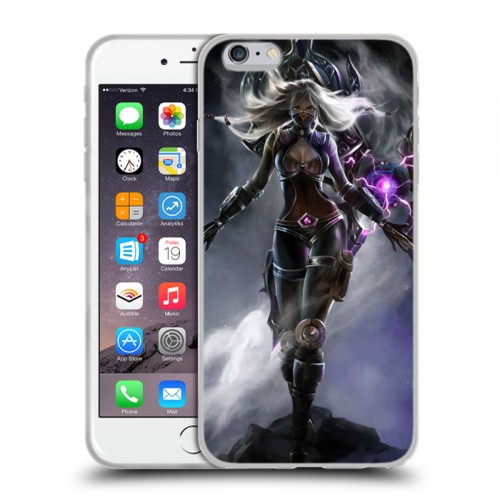 Дизайнерский силиконовый чехол для Iphone 6 Plus/6s Plus League of Legends