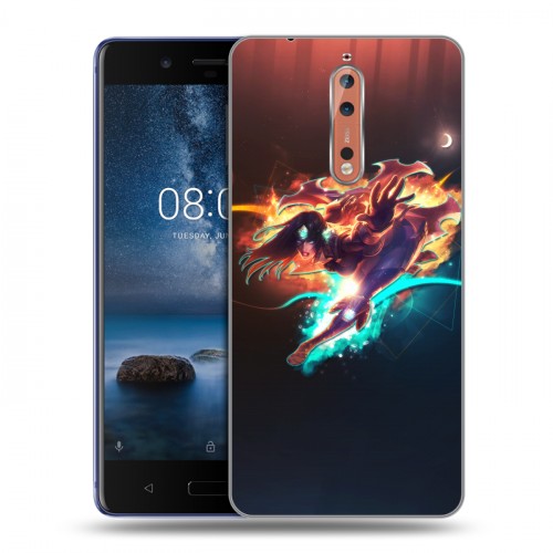 Дизайнерский пластиковый чехол для Nokia 8 League of Legends