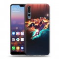 Дизайнерский силиконовый с усиленными углами чехол для Huawei P20 Pro League of Legends