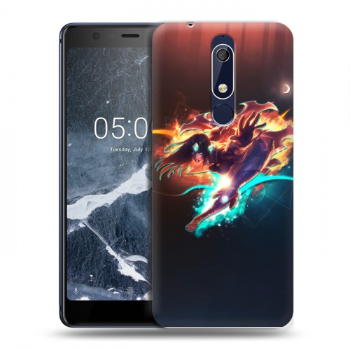 Дизайнерский пластиковый чехол для Nokia 5.1 League of Legends