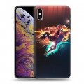 Дизайнерский силиконовый чехол для Iphone Xs Max League of Legends