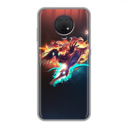 Дизайнерский силиконовый чехол для Nokia G10 League of Legends