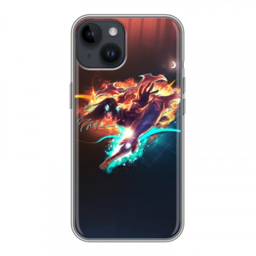 Дизайнерский пластиковый чехол для Iphone 14 League of Legends