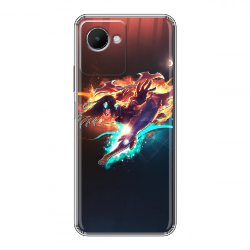 Дизайнерский силиконовый чехол для Realme C30s League of Legends