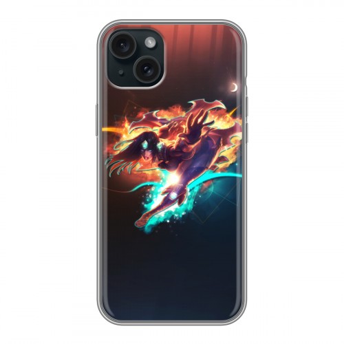 Дизайнерский силиконовый чехол для Iphone 15 Plus League of Legends