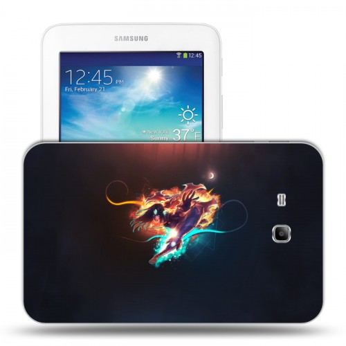 Дизайнерский силиконовый чехол для Samsung Galaxy Tab 3 Lite League of Legends