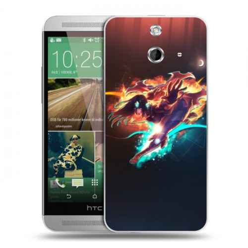 Дизайнерский пластиковый чехол для HTC One E8 League of Legends