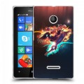 Дизайнерский пластиковый чехол для Microsoft Lumia 435 League of Legends