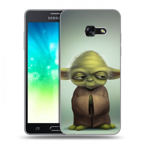 Дизайнерский силиконовый с усиленными углами чехол для Samsung Galaxy A3 (2017) Звездные войны