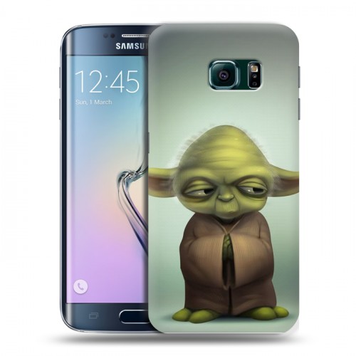 Дизайнерский пластиковый чехол для Samsung Galaxy S6 Edge Звездные войны