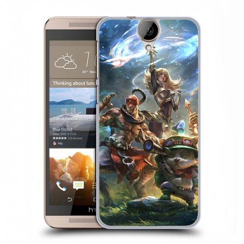 Дизайнерский пластиковый чехол для HTC One E9+ League of Legends