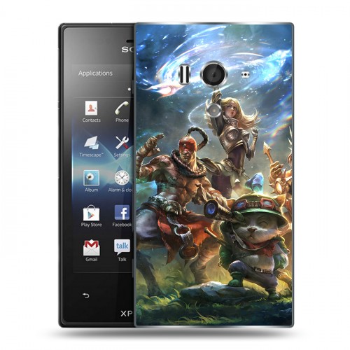 Дизайнерский пластиковый чехол для Sony Xperia acro S League of Legends