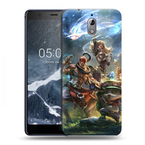 Дизайнерский силиконовый чехол для Nokia 3.1 League of Legends