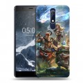 Дизайнерский пластиковый чехол для Nokia 5.1 League of Legends