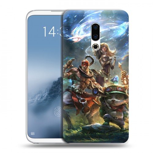 Дизайнерский силиконовый чехол для Meizu 16th Plus League of Legends