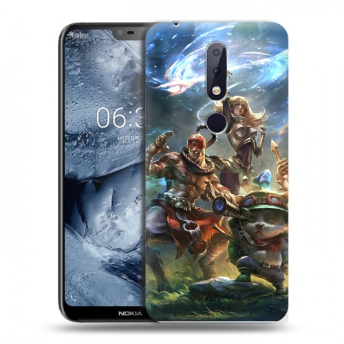 Дизайнерский пластиковый чехол для Nokia 6.1 Plus League of Legends