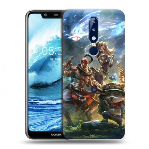 Дизайнерский пластиковый чехол для Nokia 5.1 Plus League of Legends