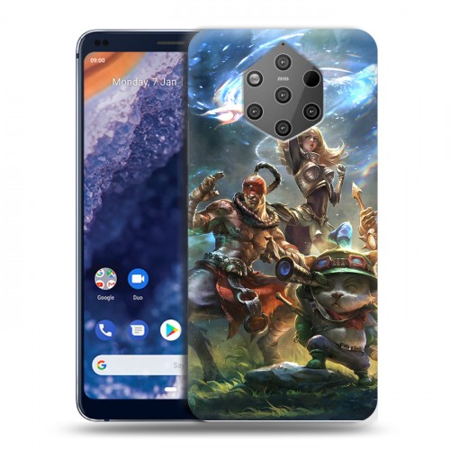 Дизайнерский силиконовый чехол для Nokia 9 PureView League of Legends