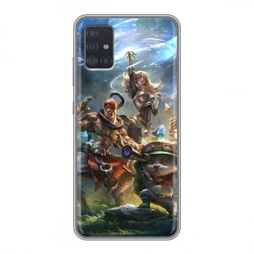 Дизайнерский силиконовый чехол для Samsung Galaxy A51 League of Legends