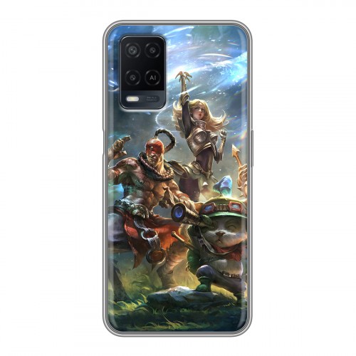 Дизайнерский силиконовый чехол для OPPO A54 League of Legends