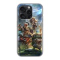 Дизайнерский силиконовый чехол для Iphone 15 Pro League of Legends