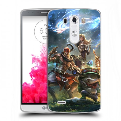 Дизайнерский пластиковый чехол для LG G3 (Dual-LTE) League of Legends