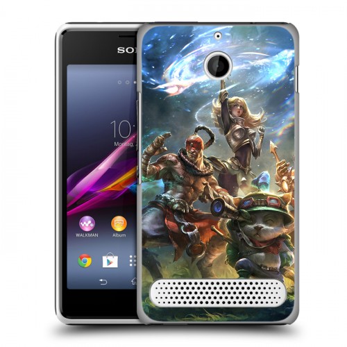 Дизайнерский силиконовый чехол для Sony Xperia E1 League of Legends