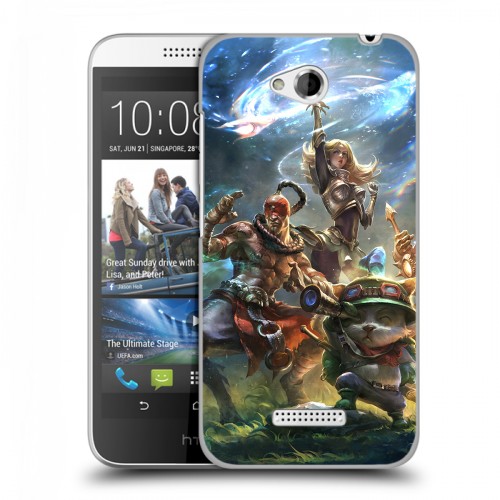 Дизайнерский пластиковый чехол для HTC Desire 616 League of Legends