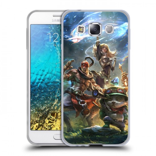 Дизайнерский пластиковый чехол для Samsung Galaxy E5 League of Legends