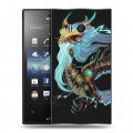 Дизайнерский пластиковый чехол для Sony Xperia acro S League of Legends