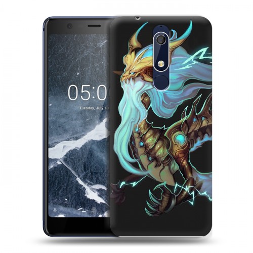 Дизайнерский пластиковый чехол для Nokia 5.1 League of Legends